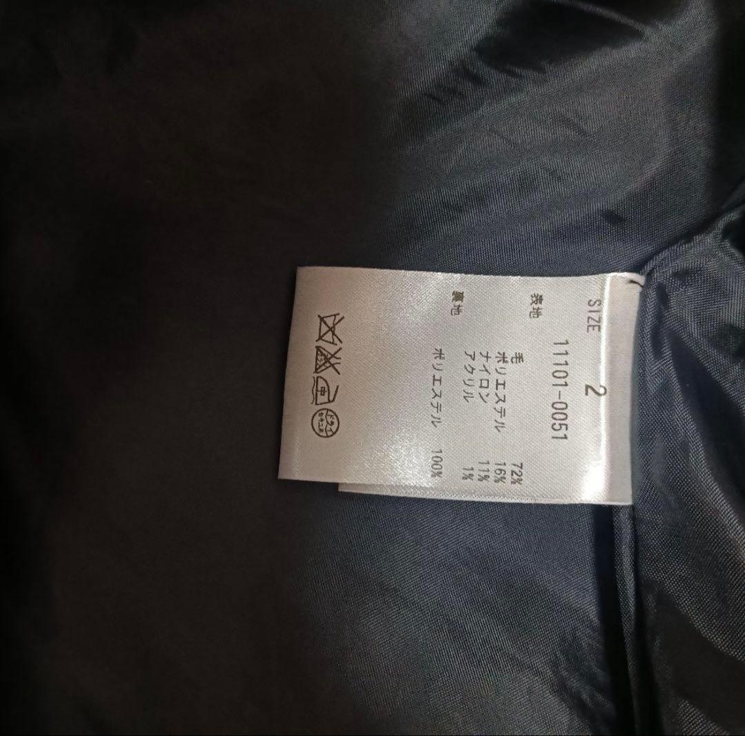 CLANE クラネ ウール チェスターコート 黒