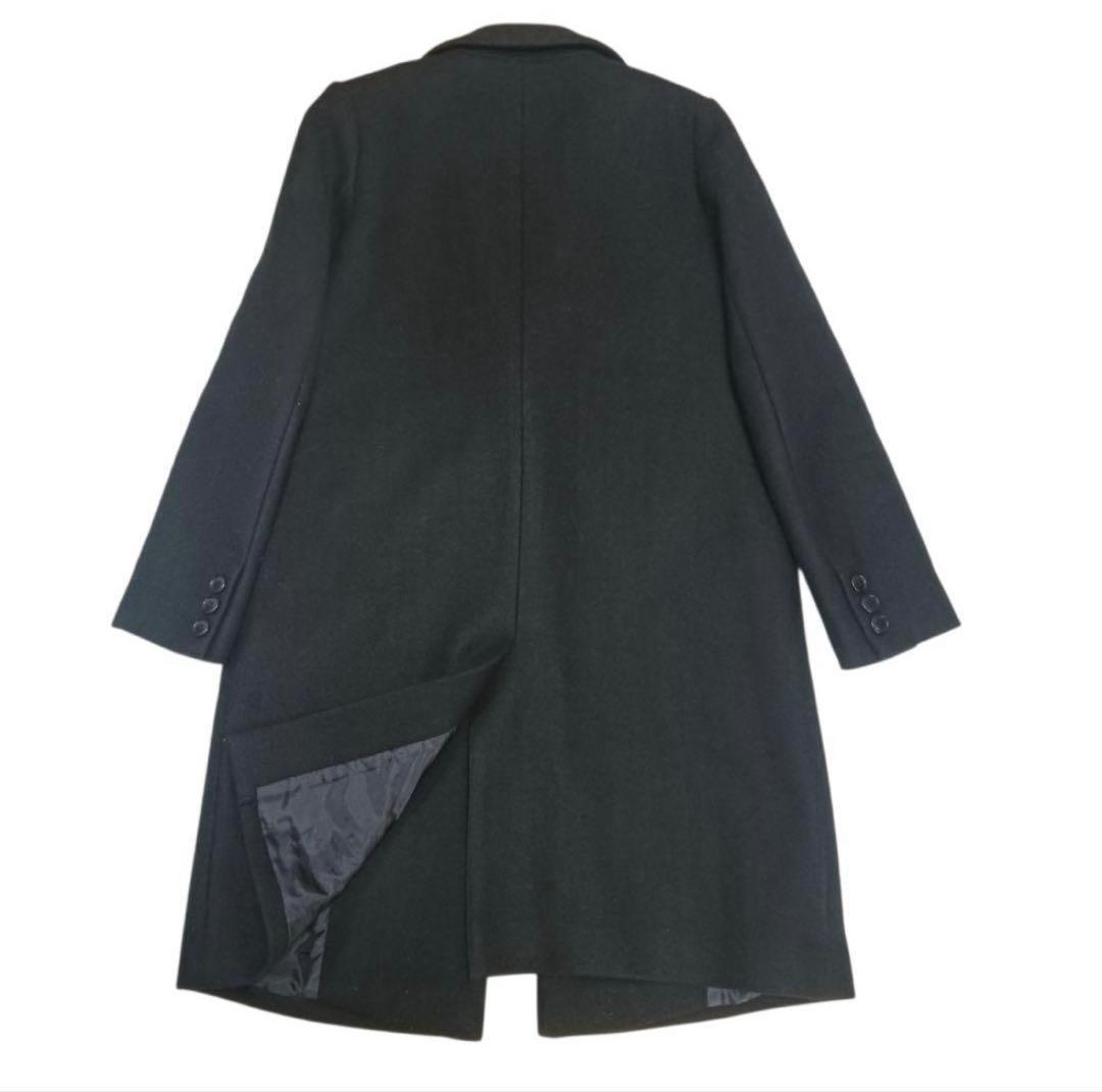 CLANE クラネ ウール チェスターコート 黒