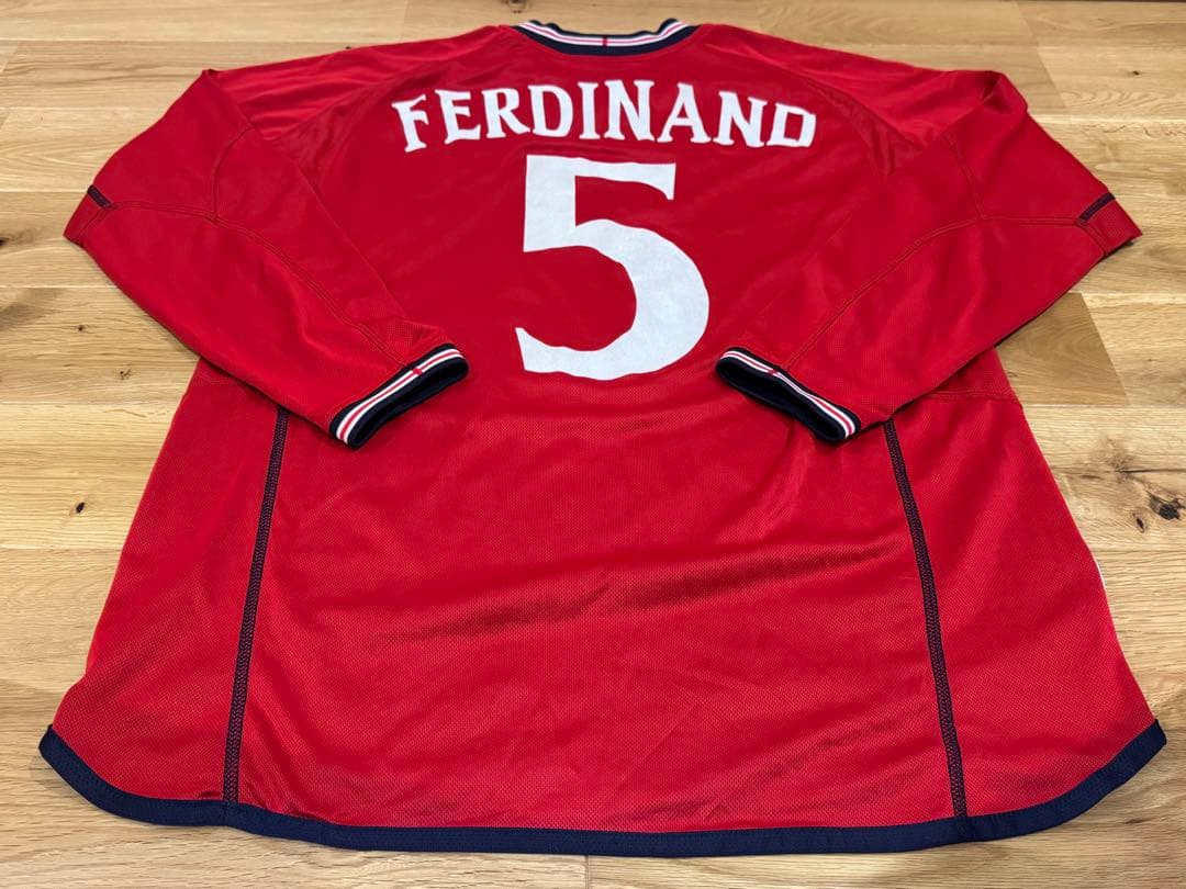 02ワールドカップモデル イングランド代表 長袖 ユニフォーム リバーシブル