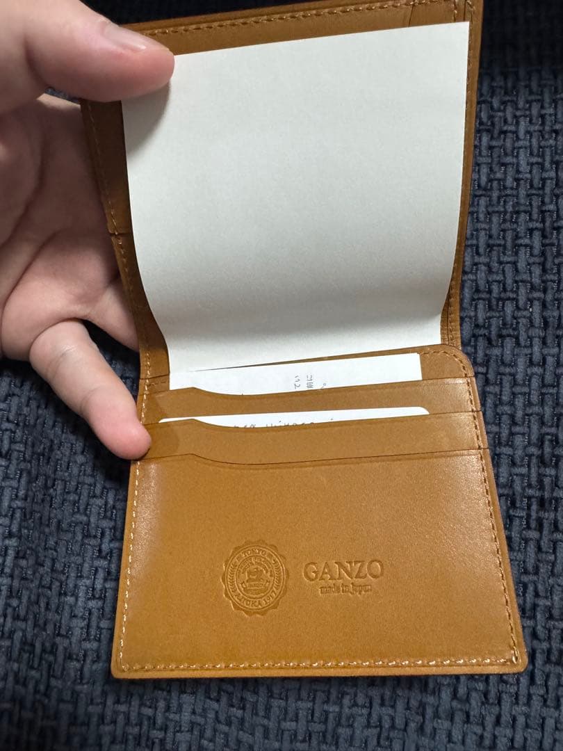 GANZO コードバンRC 縦型純札入れ