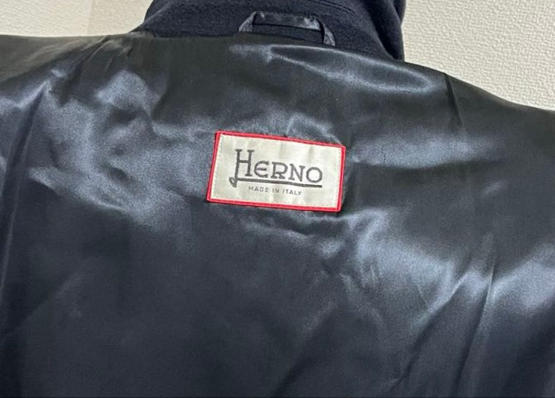 ヘルノ　HERNO ブラック ロングコート