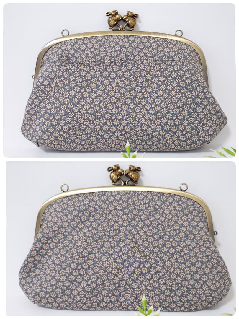 うさこ〜 リバティ リトルマーガレット がま口 ポーチ 3点