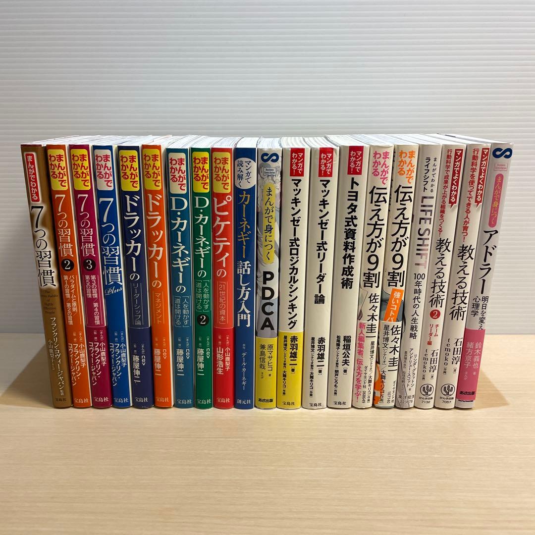 まんがでわかる ビジネス書 20冊セット　経済　名著など