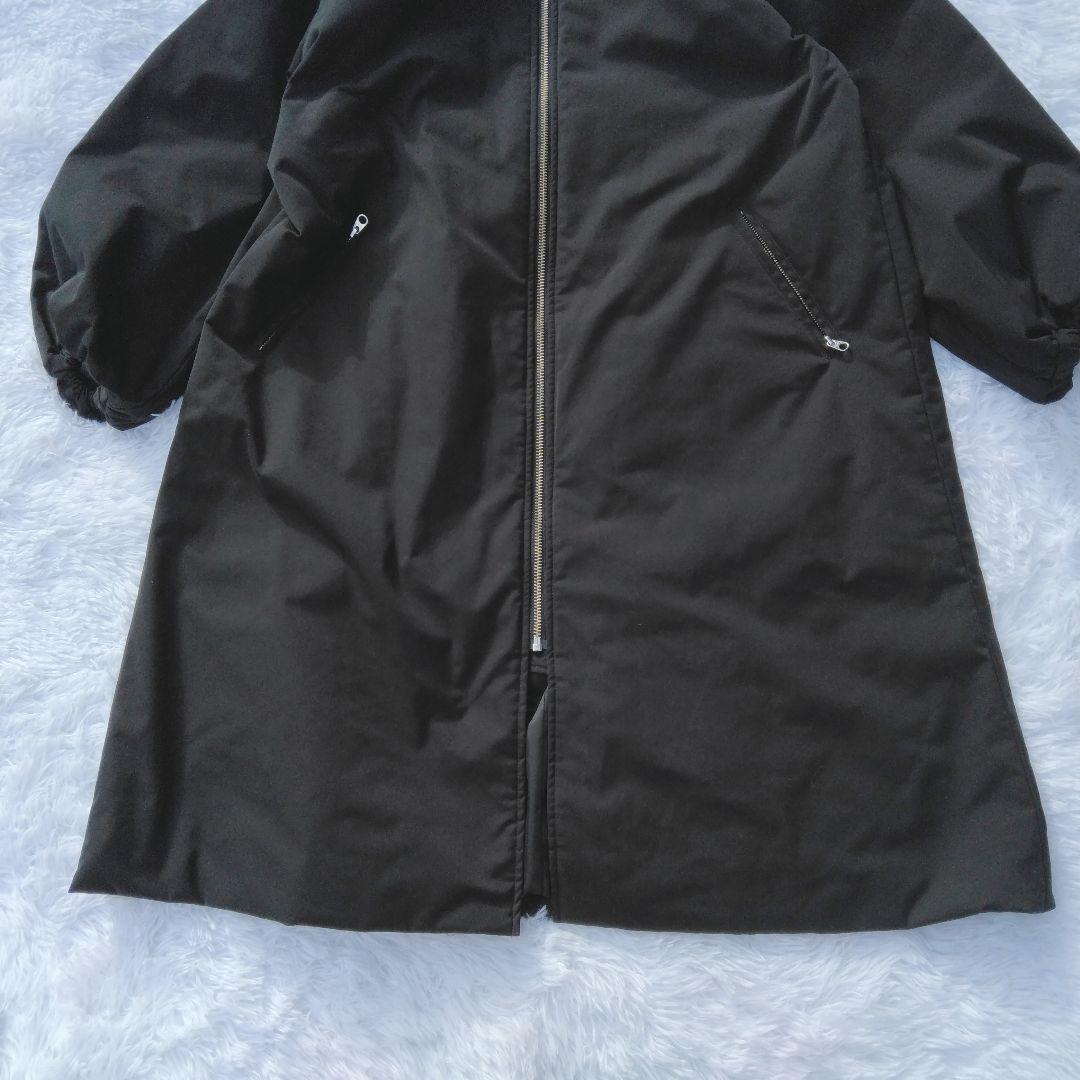 Spick & Span 中綿ボリュームスリーブロングコート 36 ブラック