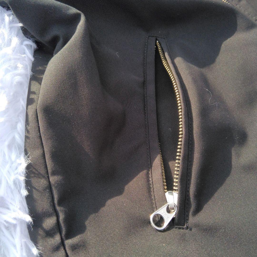 Spick & Span 中綿ボリュームスリーブロングコート 36 ブラック