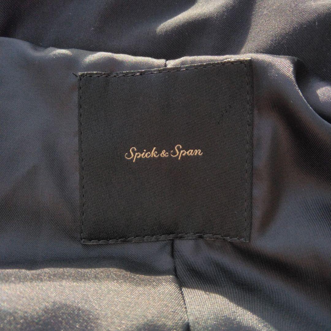 Spick & Span 中綿ボリュームスリーブロングコート 36 ブラック