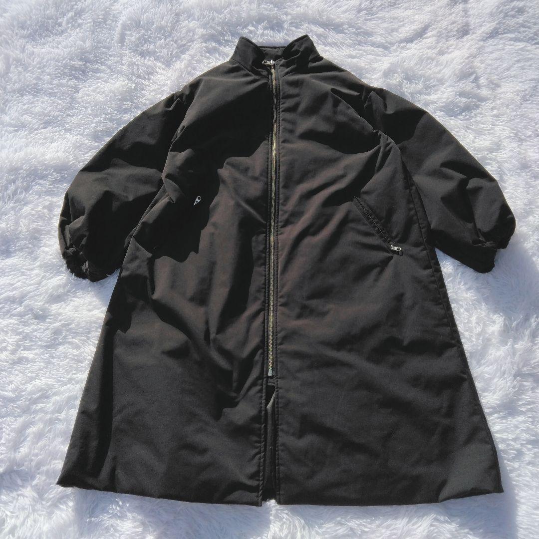 Spick & Span 中綿ボリュームスリーブロングコート 36 ブラック