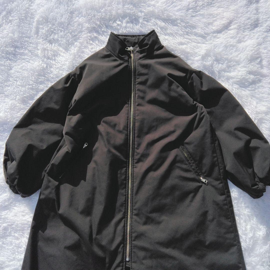 Spick & Span 中綿ボリュームスリーブロングコート 36 ブラック