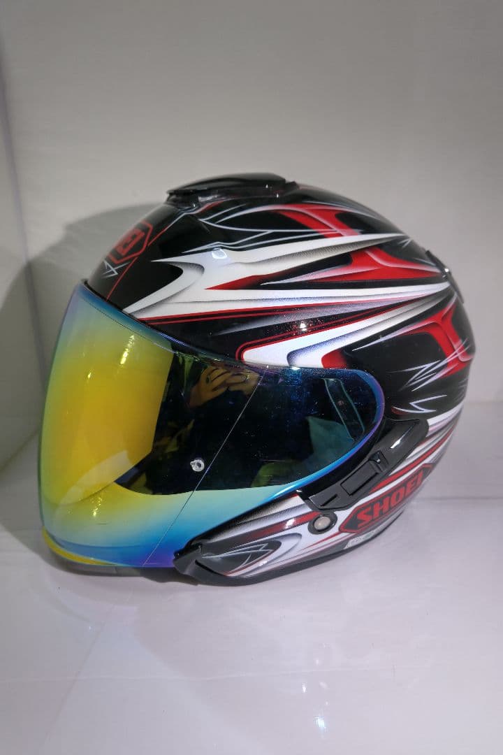 SHOEI J-Cruiseジェットヘルメット ミラーシールド付きLサイズ