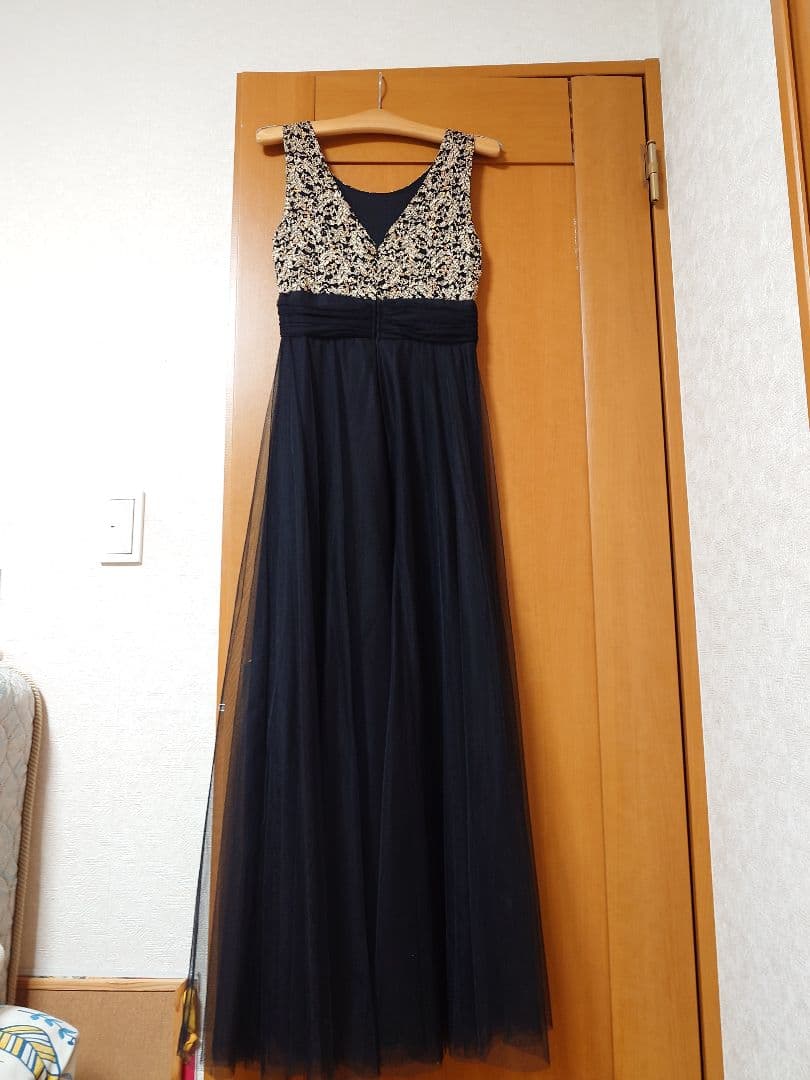 R's GOWN ブラック ノーカラーボレロ M　＆マザードレス