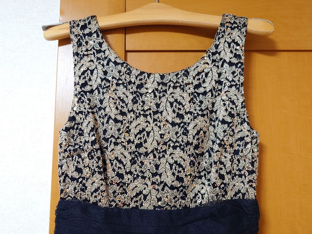 R's GOWN ブラック ノーカラーボレロ M　＆マザードレス