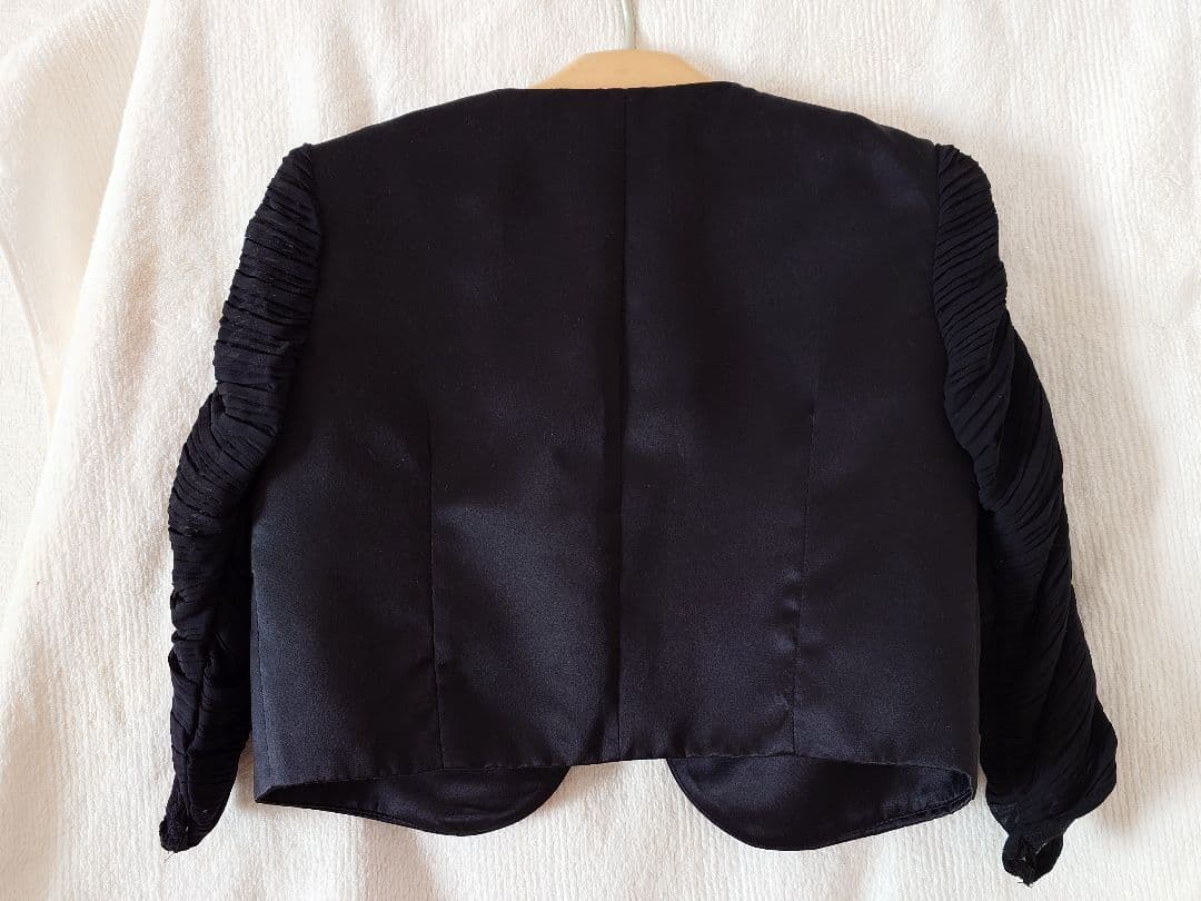 R's GOWN ブラック ノーカラーボレロ M　＆マザードレス