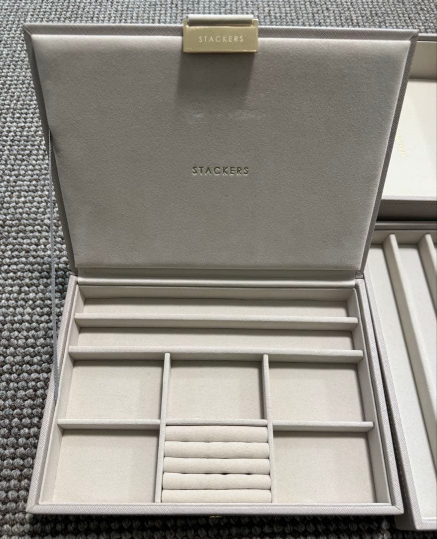 スタッカーズ　STACKERS ジュエリーボックス 4段 トープ