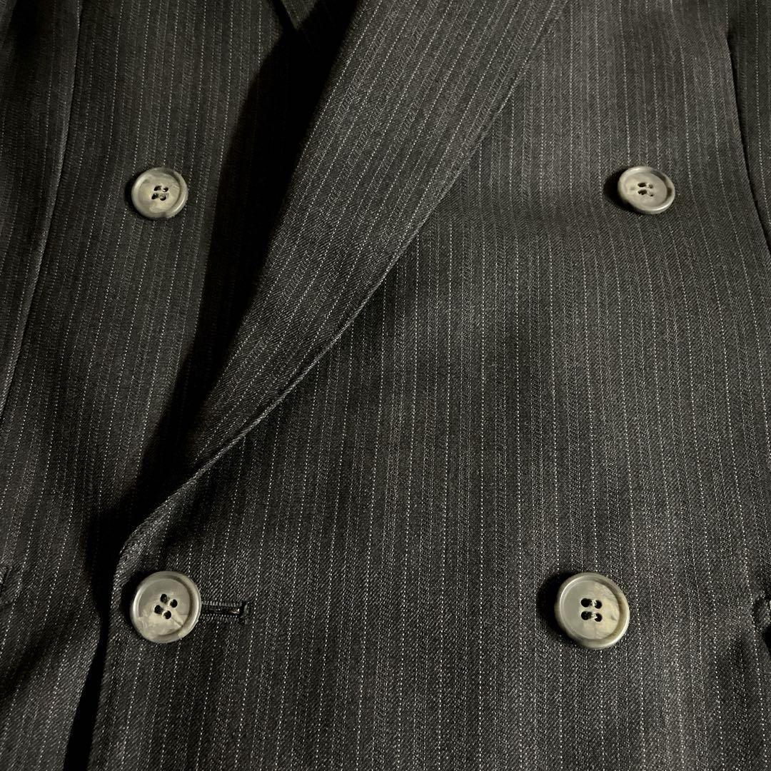 極美品 極上ウール ダブルブレストスーツ× ARMANI アルマーニネクタイ2本