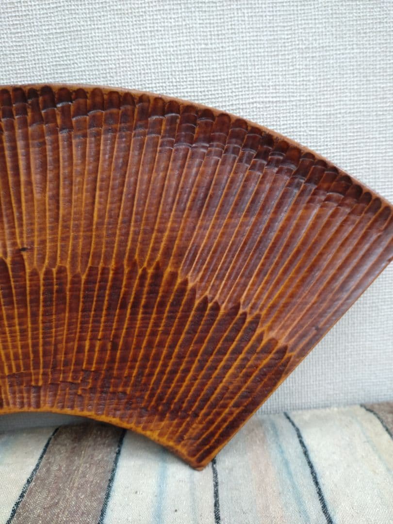 ビンテージ藤原盆　扇面　茶道菓子盆