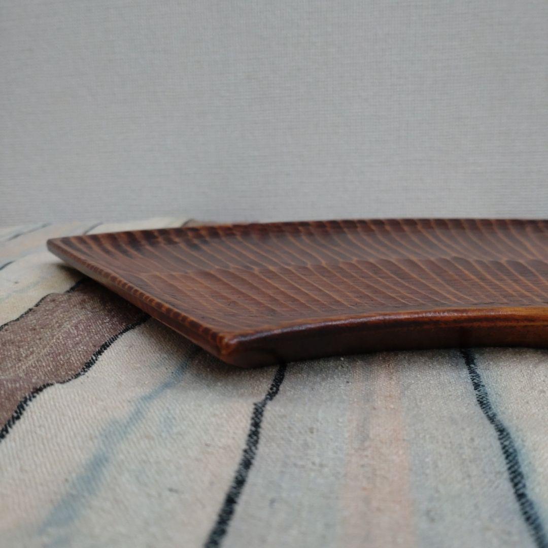 ビンテージ藤原盆　扇面　茶道菓子盆