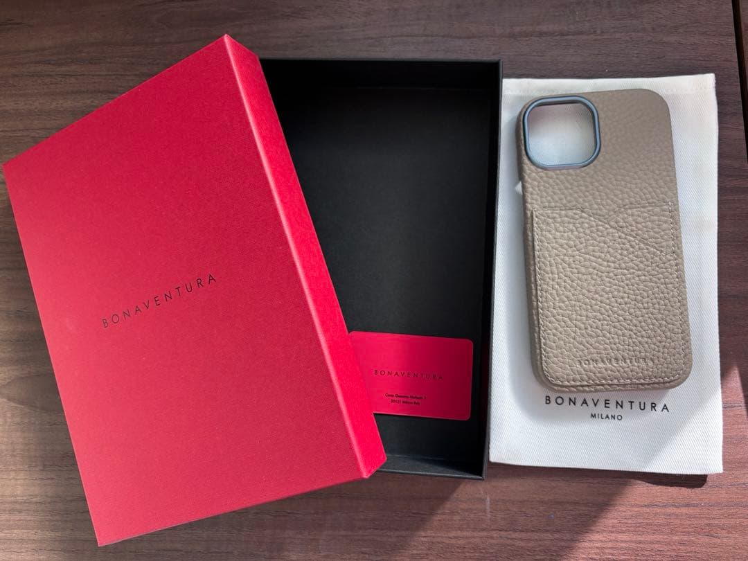 BONAVENTURA iphone 15 ケース シュリンクレザー