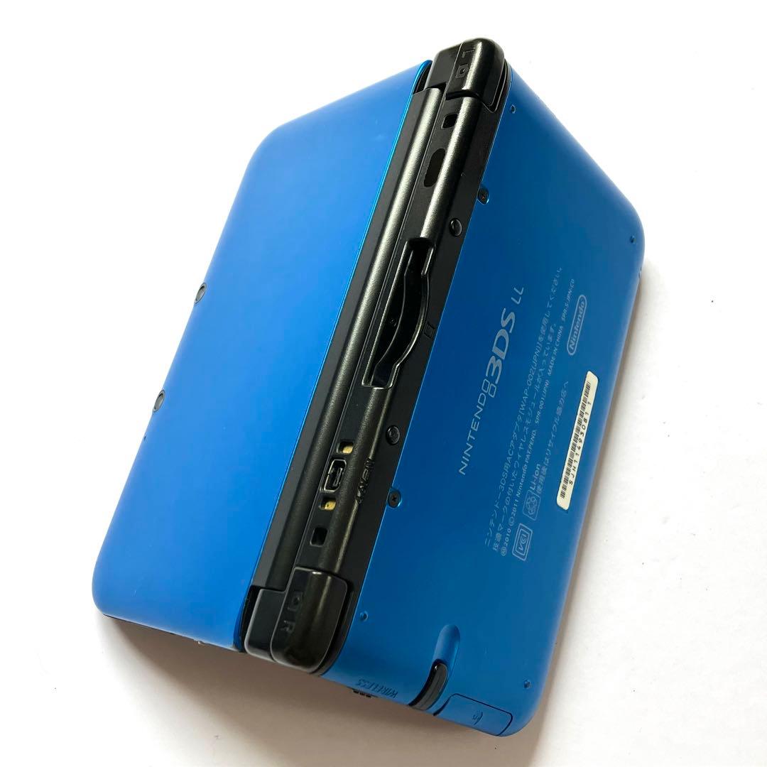 【美品】ニンテンドー3DS LL ブルー×ブラック 本体 ソフト3点付き