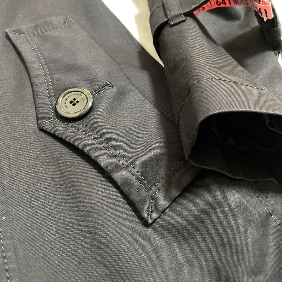 ✨Burberry Blue label ブラック コート　チェック裏地