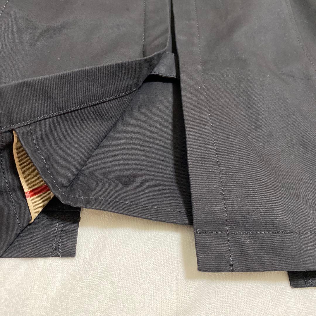 ✨Burberry Blue label ブラック コート　チェック裏地