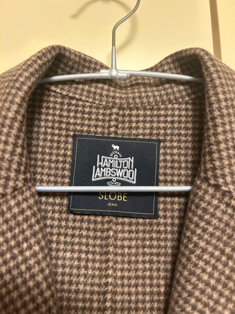【ミロ様】スローブイエナ HAMILTONダブルフェイスウールチェスターコート
