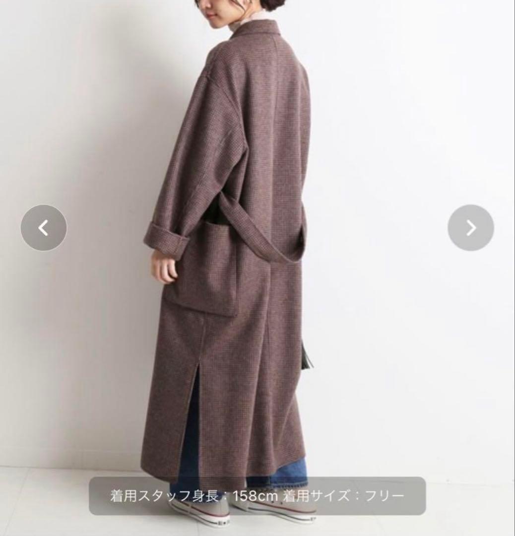 【ミロ様】スローブイエナ HAMILTONダブルフェイスウールチェスターコート