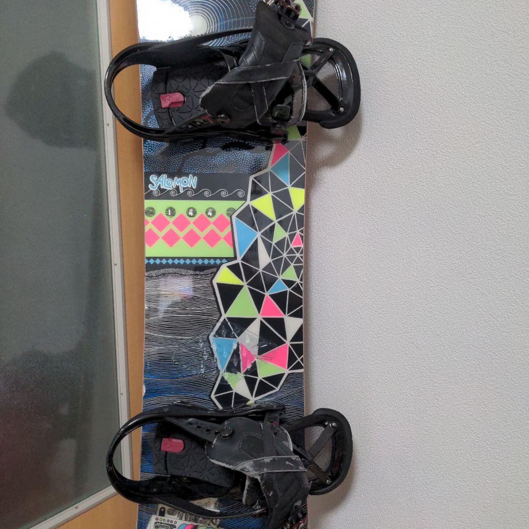 【値下げ】スノーボード3点セット　SALOMON板144cm　ブーツ23.5cm