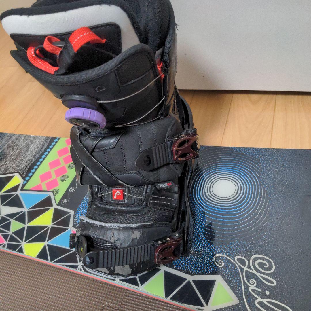 【値下げ】スノーボード3点セット　SALOMON板144cm　ブーツ23.5cm