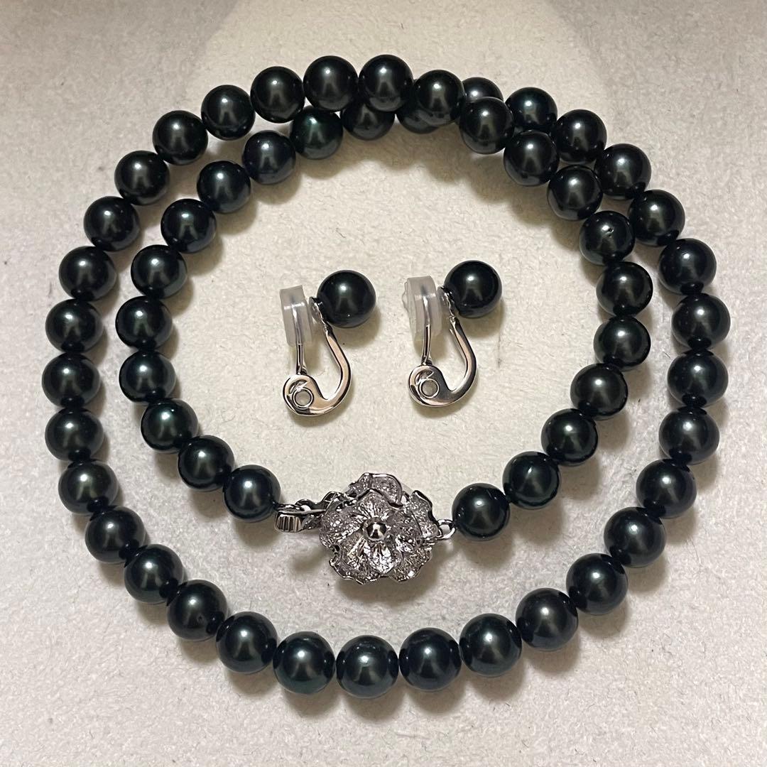 ケース付き専用【2点セット✨美品】あこや本真珠 ネックレス イヤリング 7.0-