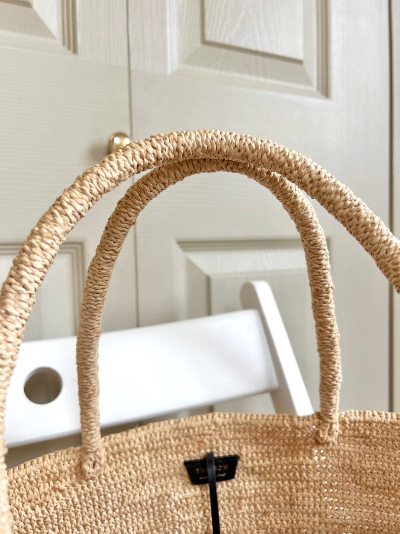 【値下げ】THE ROW カゴバッグ Emilie ラフィアバッグ　美品