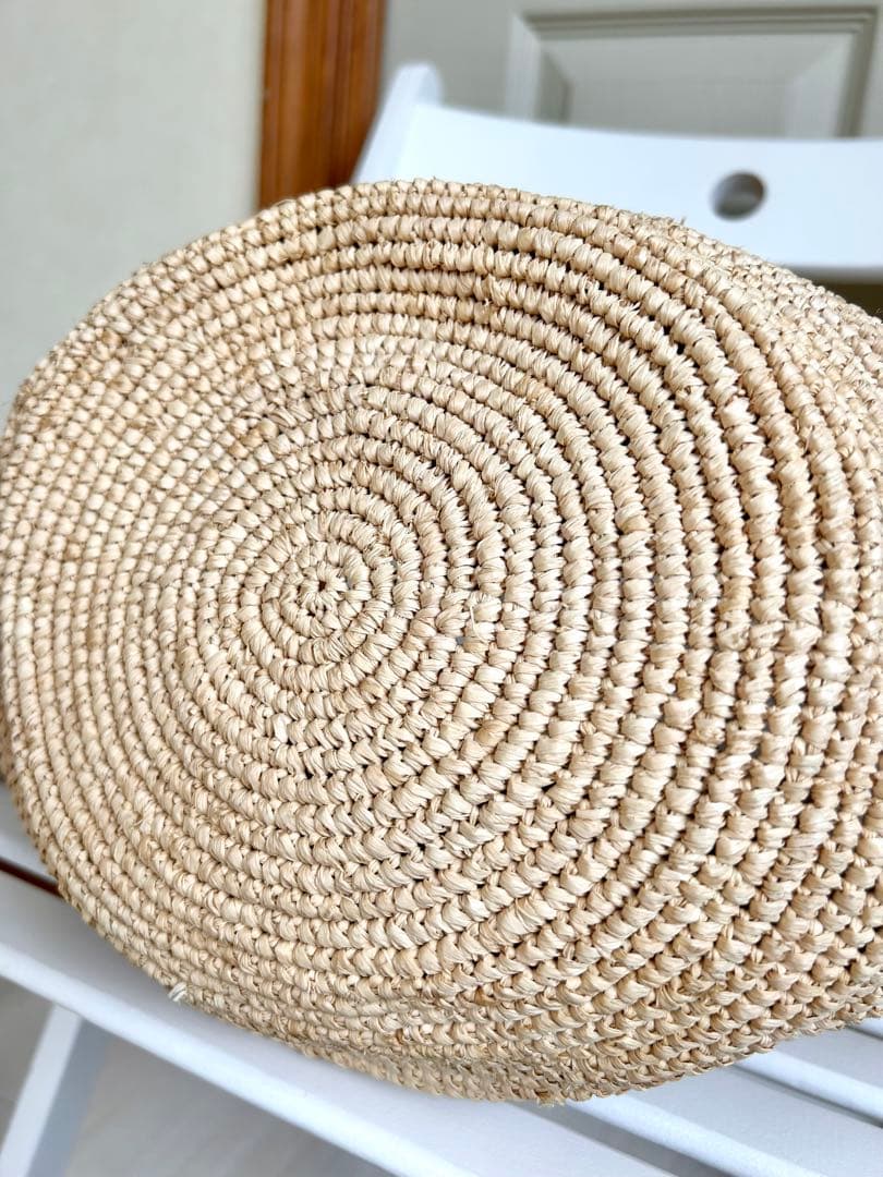 【値下げ】THE ROW カゴバッグ Emilie ラフィアバッグ　美品