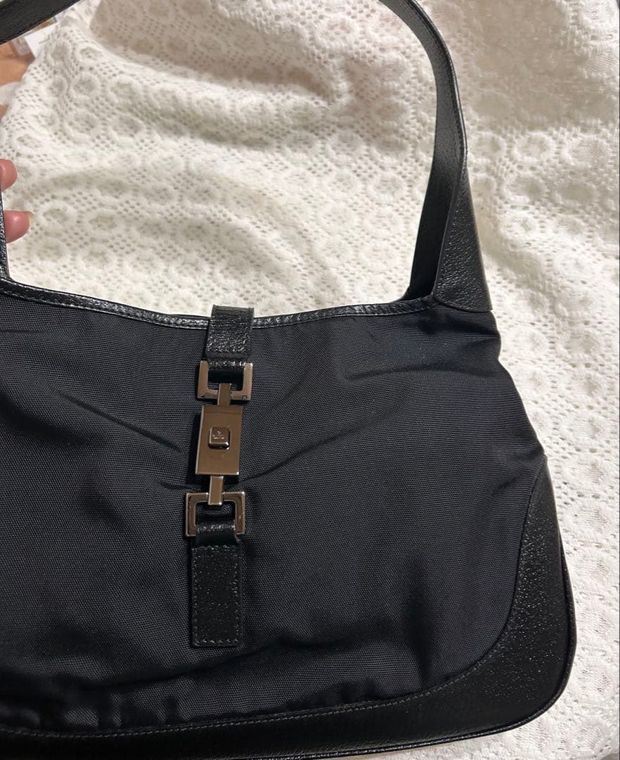 GUCCI グッチ ワンショルダーバッグ ジャッキー ナイロン　レザー 肩掛け