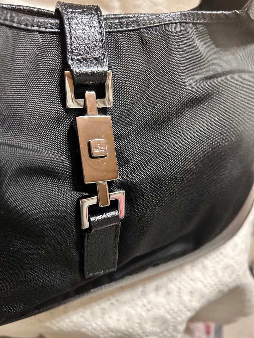 GUCCI グッチ ワンショルダーバッグ ジャッキー ナイロン　レザー 肩掛け