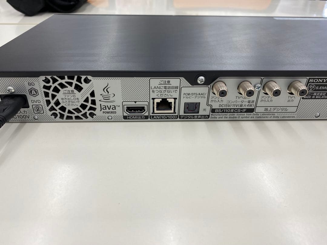 SONY BDZ-EW500 ブルーレイレコーダー リモコン&B-CASカード