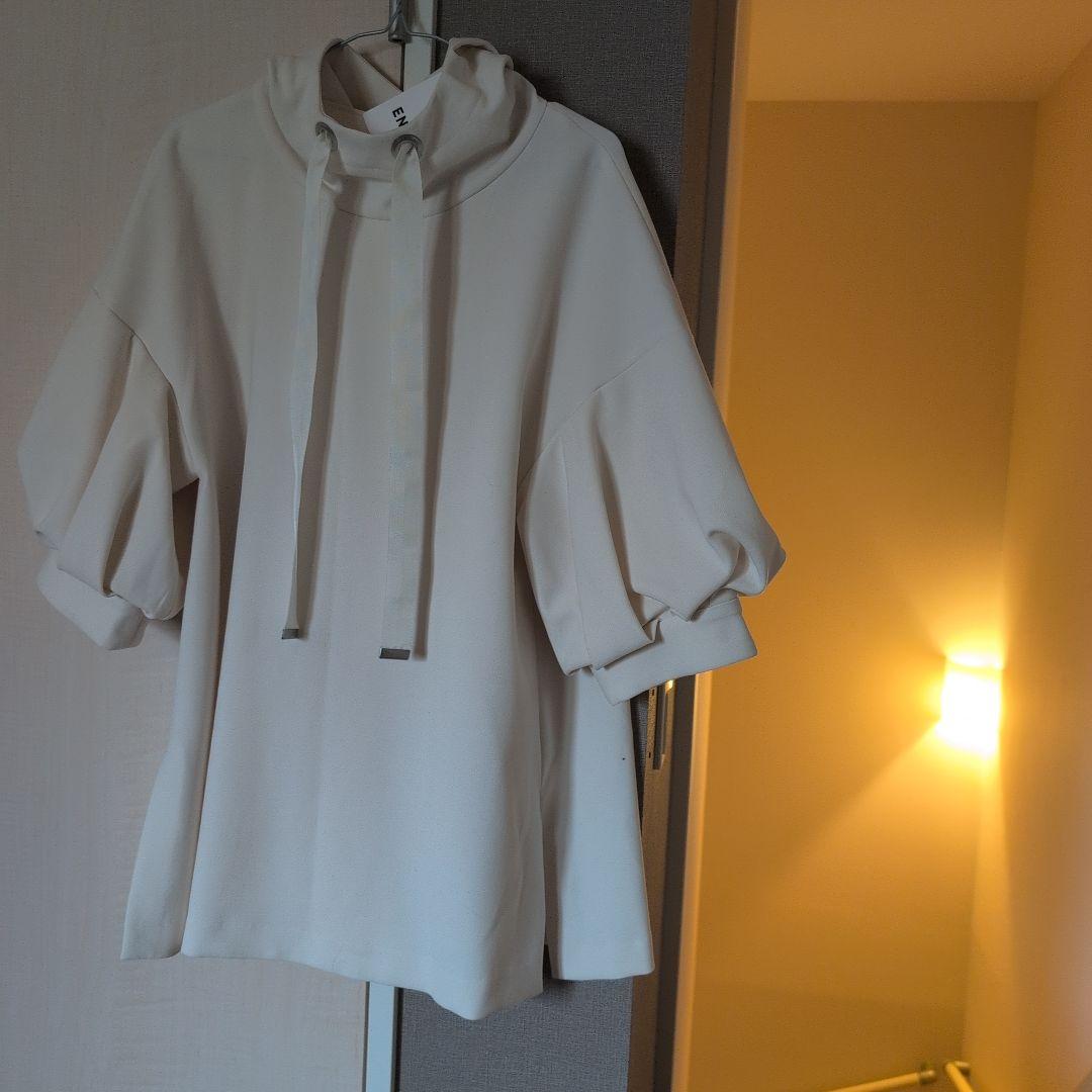 ENFOLD フード付き バルーンスリーブ パーカー 新品 タグ付き