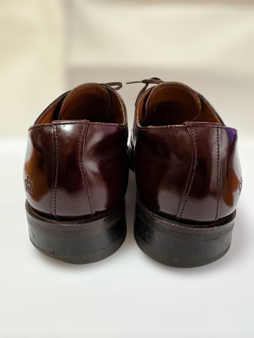 サンダース ミリタリーダービー レザー キャップトゥシューズ 英国 製 短靴
