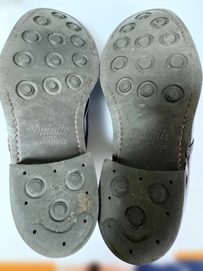 サンダース ミリタリーダービー レザー キャップトゥシューズ 英国 製 短靴