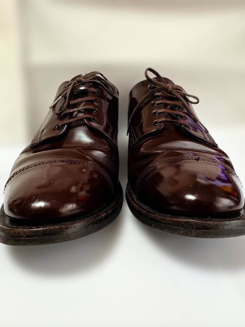 サンダース ミリタリーダービー レザー キャップトゥシューズ 英国 製 短靴