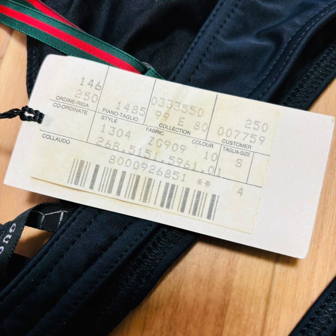 GUCCI ブラック シェリーライン ビキニ Sサイズ