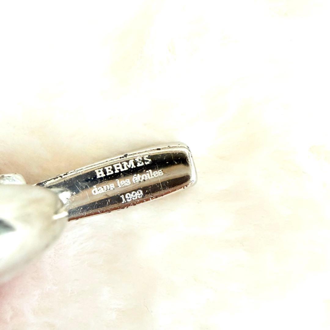 c*読様 HERMES（エルメス）　カデナ　コメット　流れ星 ホワイトゴールド