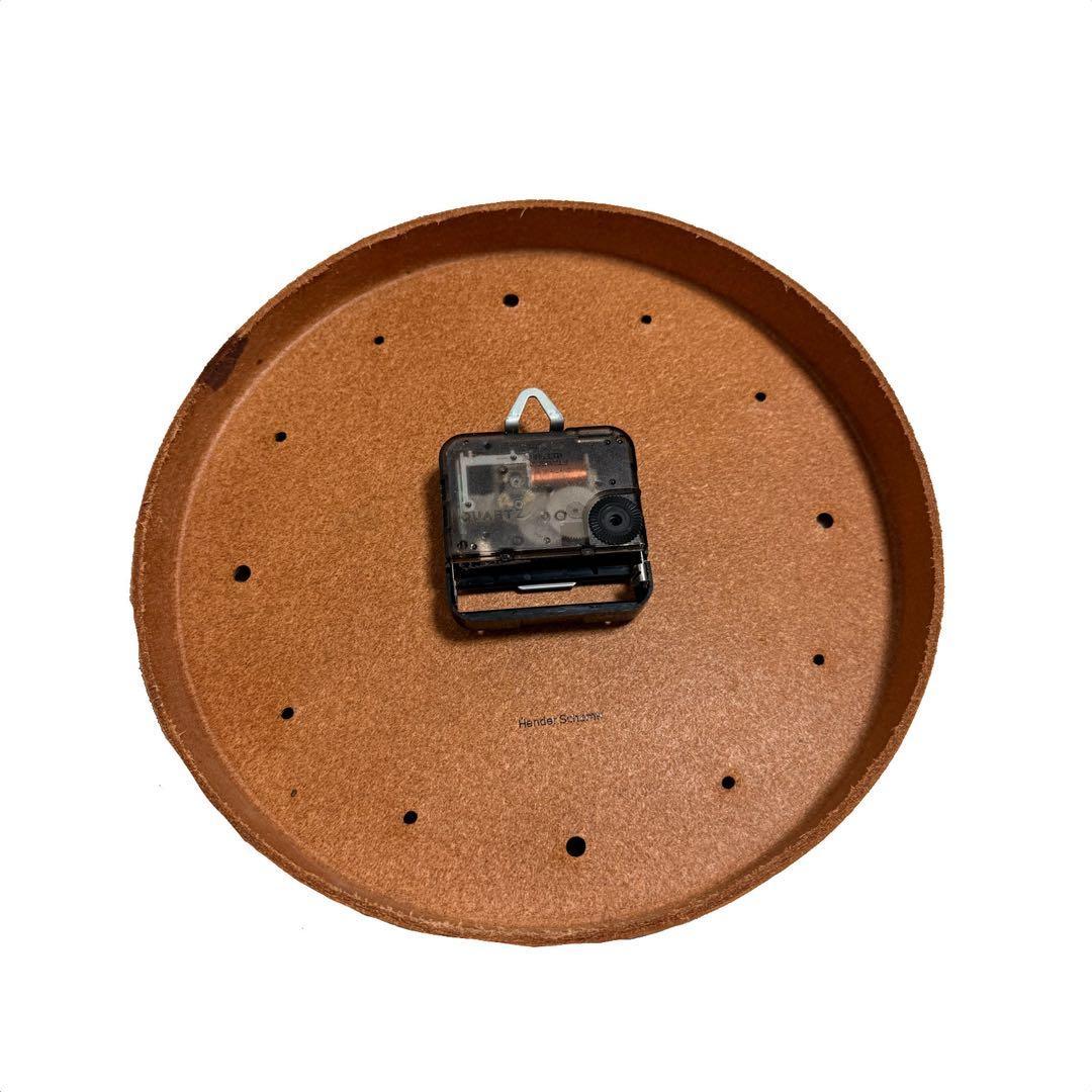 《インテリア!》エンダースキーマ　壁掛け時計　ヌメ皮