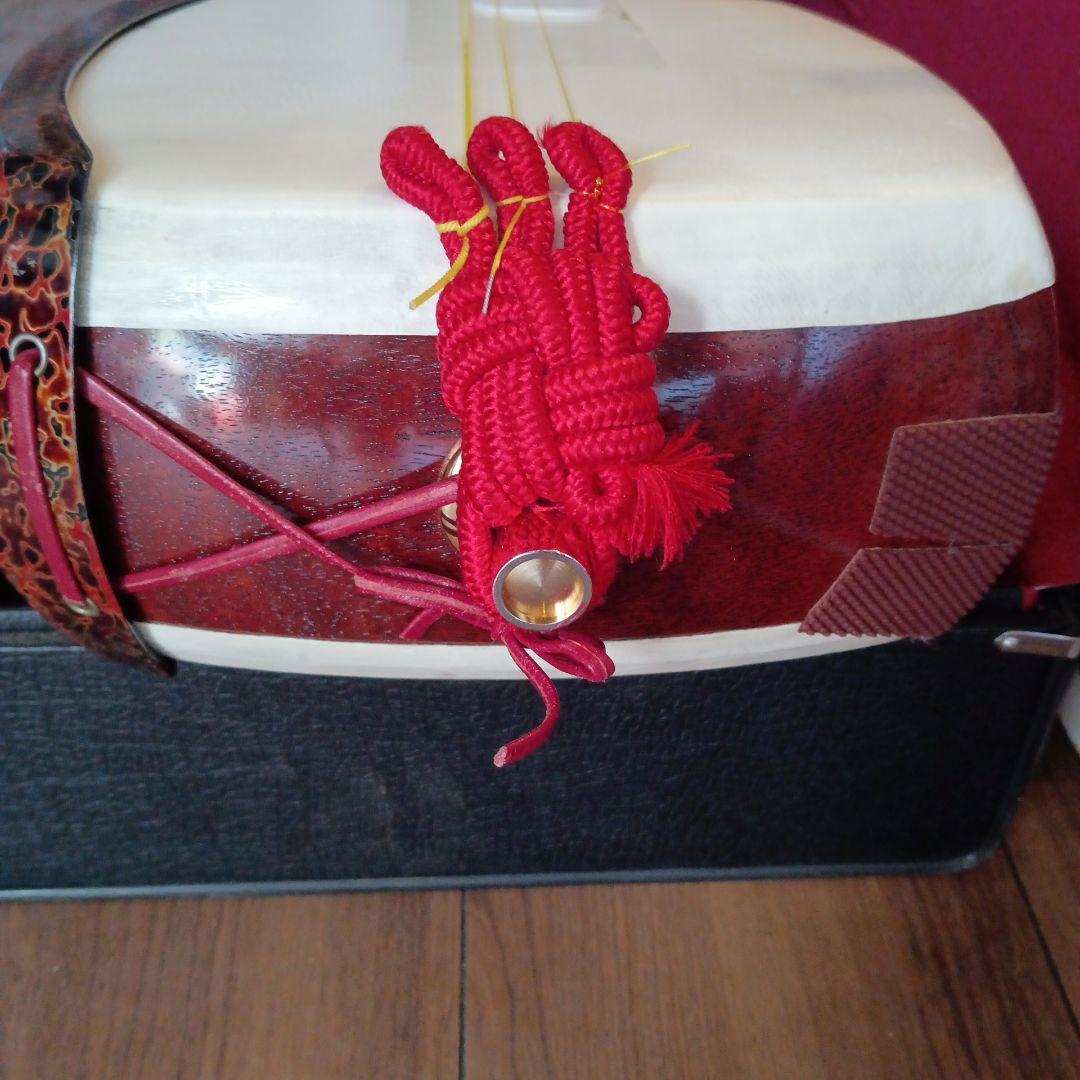 津軽三味線　バチ　ケース付