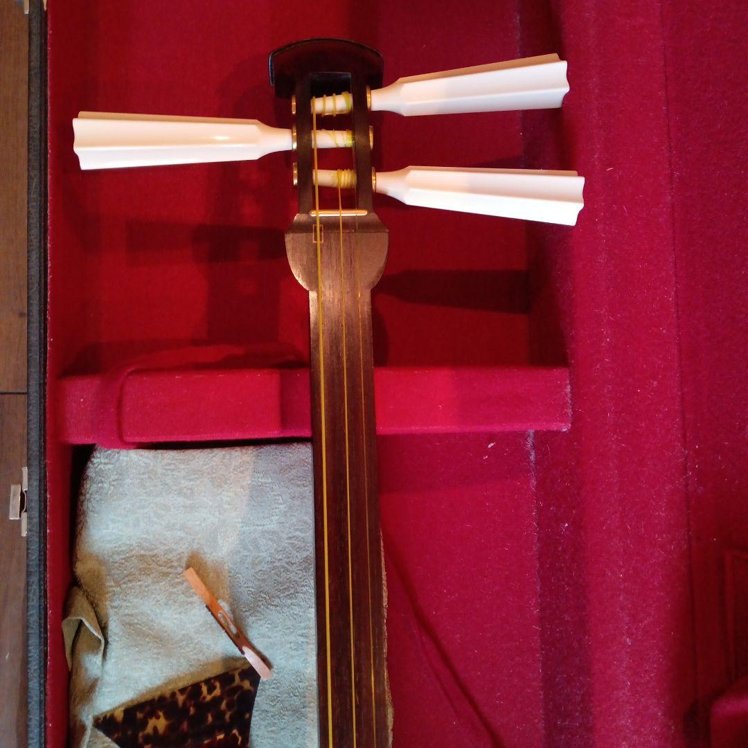 津軽三味線　バチ　ケース付