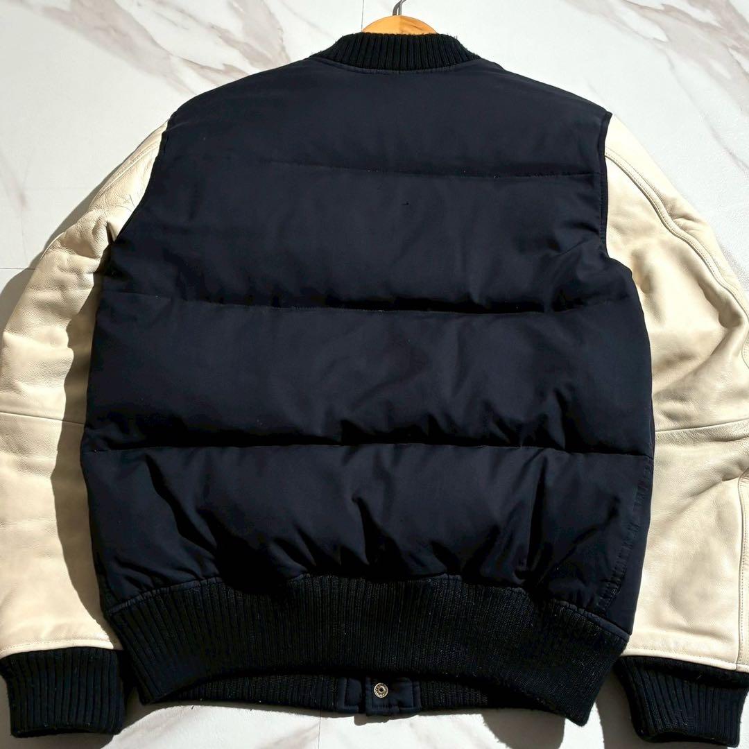 羊革/リアルフェザー/希少色 ダファーオブセントジョージ スタジャン ダウン