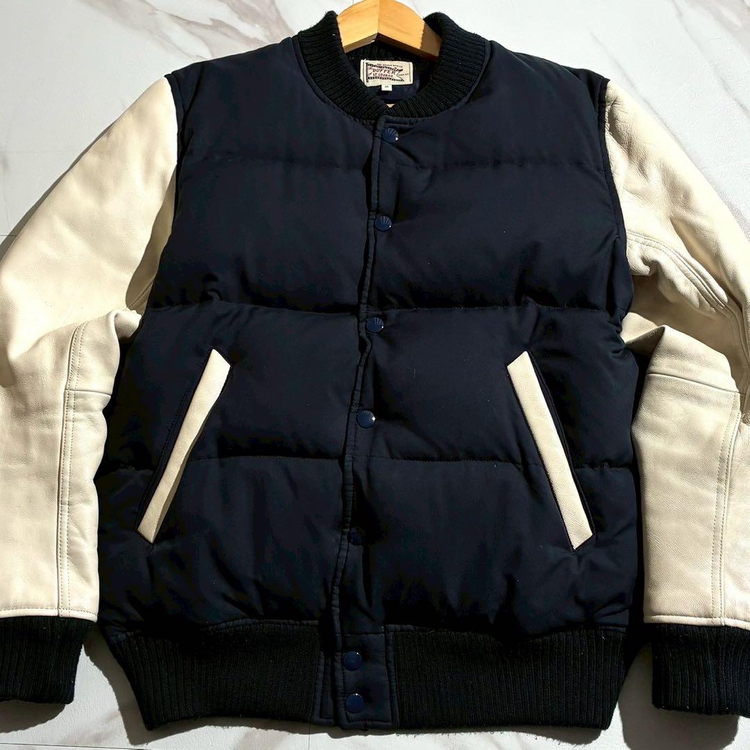 羊革/リアルフェザー/希少色 ダファーオブセントジョージ スタジャン ダウン