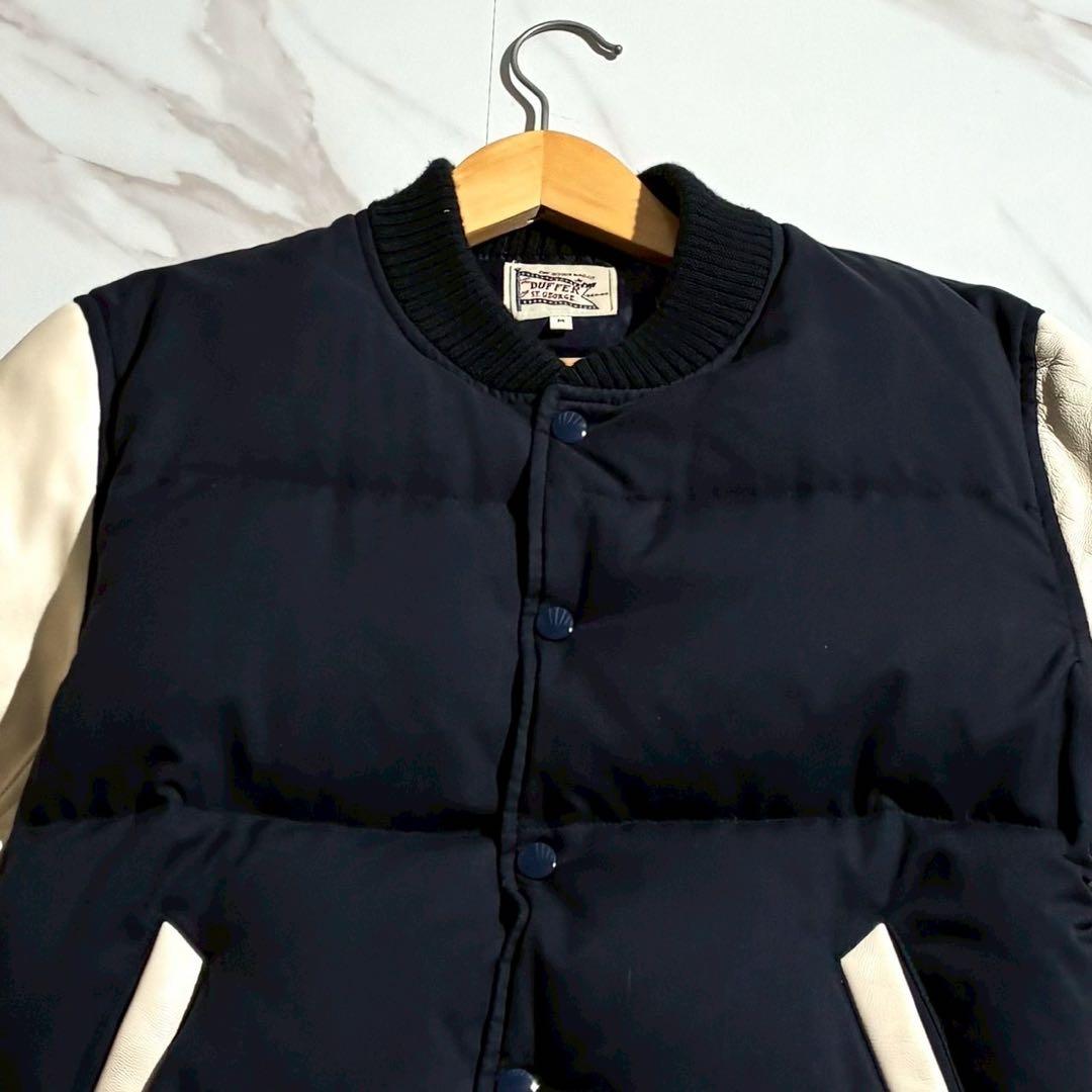 羊革/リアルフェザー/希少色 ダファーオブセントジョージ スタジャン ダウン