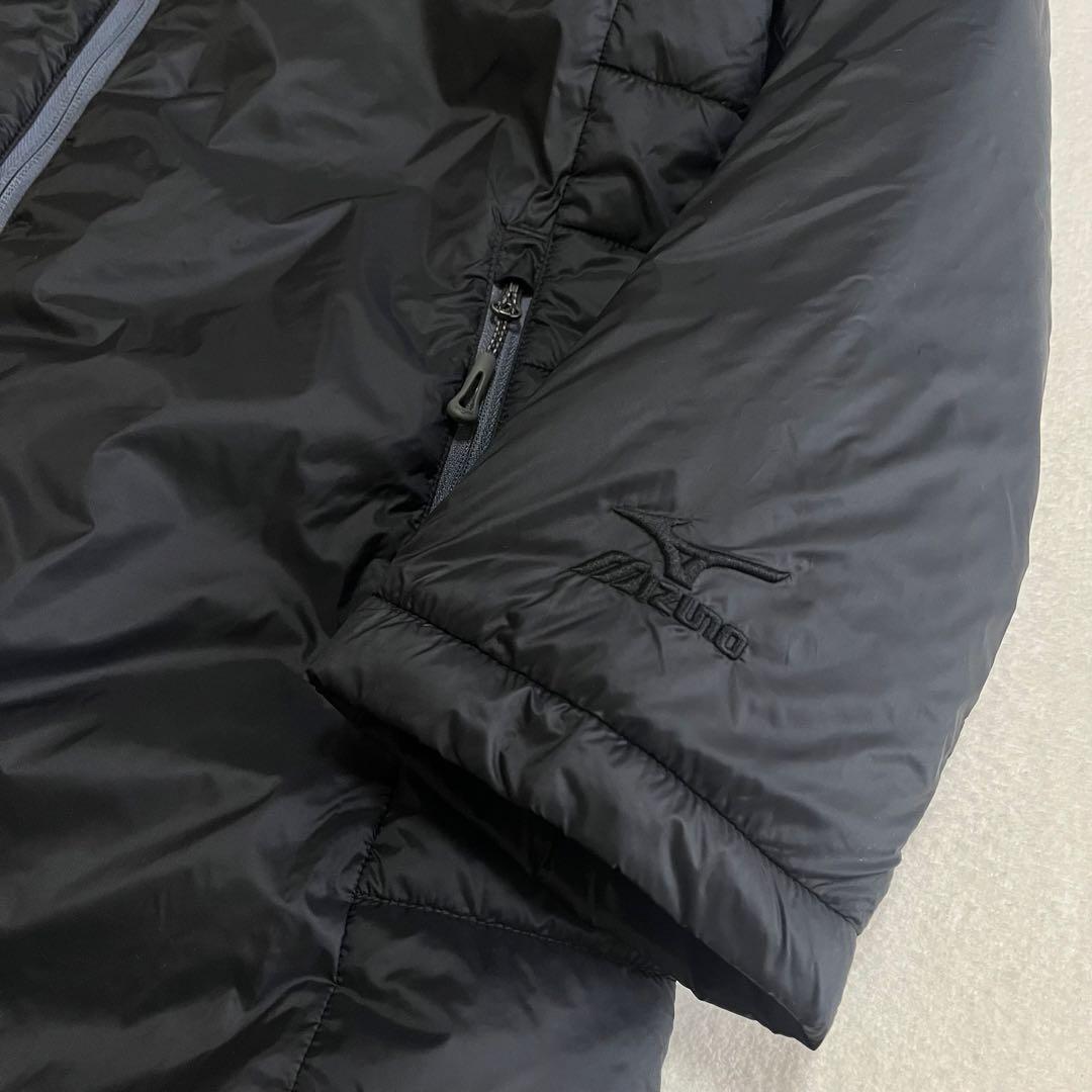 『極美品』ミズノ 吸湿発熱 ブレスサーモ Aライン　中綿ロングコート　L