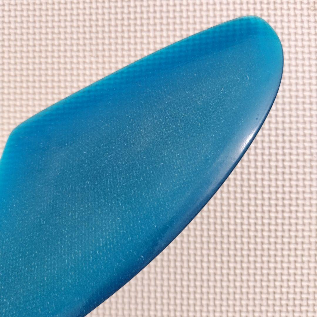 Johnny Rice サーフボードフィン 青 9.5インチ　センターフィン