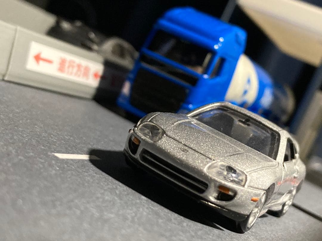 ミニカージオラマ 1:64 高速道路 料金所セット