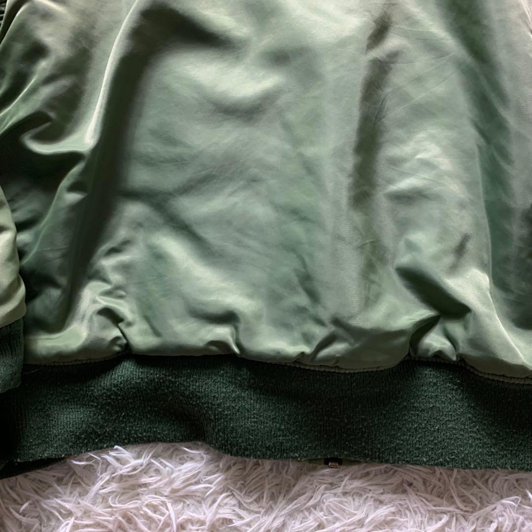 【雰囲気抜群】K CREW フライトジャケット B-15 カーキ LL